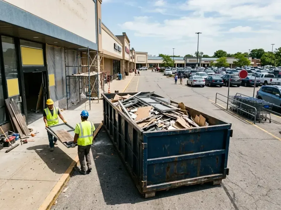 retail-store-renovation-debris-003 — frequently asked questions, Roll-off Dumpster Rentals in Carlyle, IL